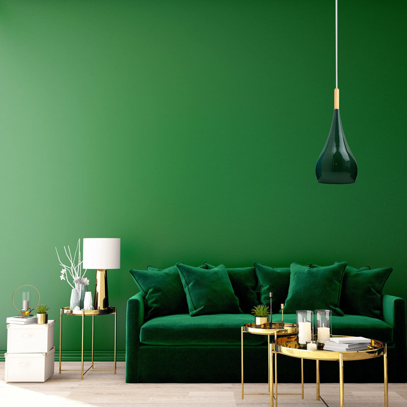 Byrd 1 - Light White Pendant, Green
