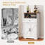 Armoire de rangement au sol, organisateur de tablettes Farmhouse Barn Doors pour le salon, la cuisine-337511997