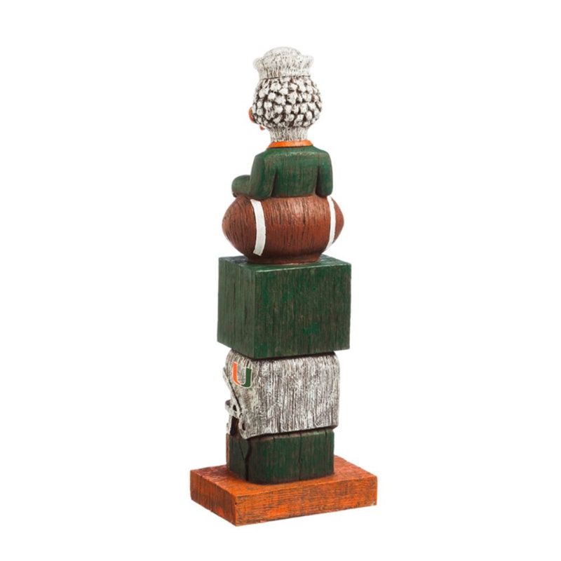 Statue de jardin ncaa, H 16 po x l 5,5 po x P 4 po, Université de Miami