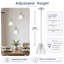 Luminaire suspendu moderne à 1 lumière l 7,48 po pour îlot de cuisine en verre martelé-1966402280