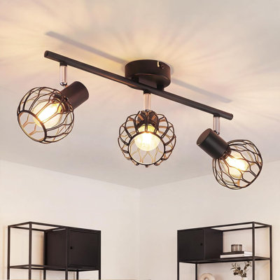 Iron Semi Flush Mount