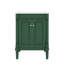 Meuble-lavabo contemporain 24 po avec lavabo à fixation supérieure et armoire de rangement à 2 niveaux-170179326-170179325