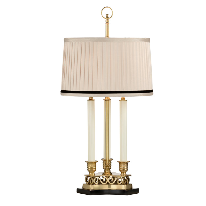 Thea 27.75" Antique Brass Table Lamp