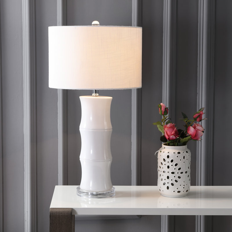 Lampe de table 27 po Hershman, Blanc