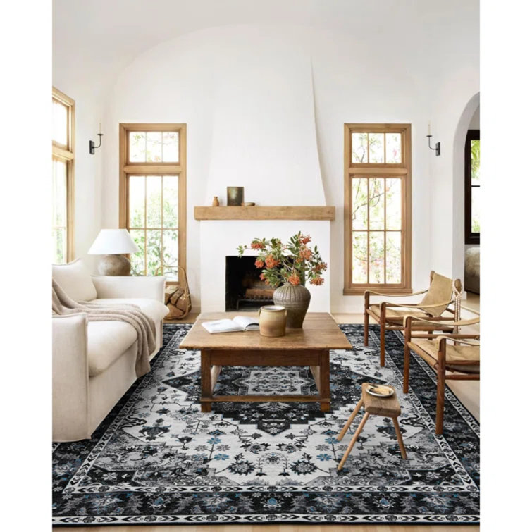 Carnegia Floral Area Rug