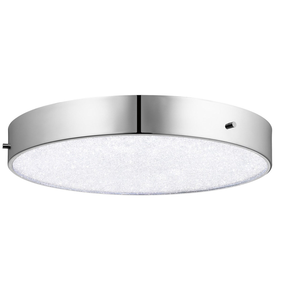 Morefield Glass LED Flush Mount Orren Ellis