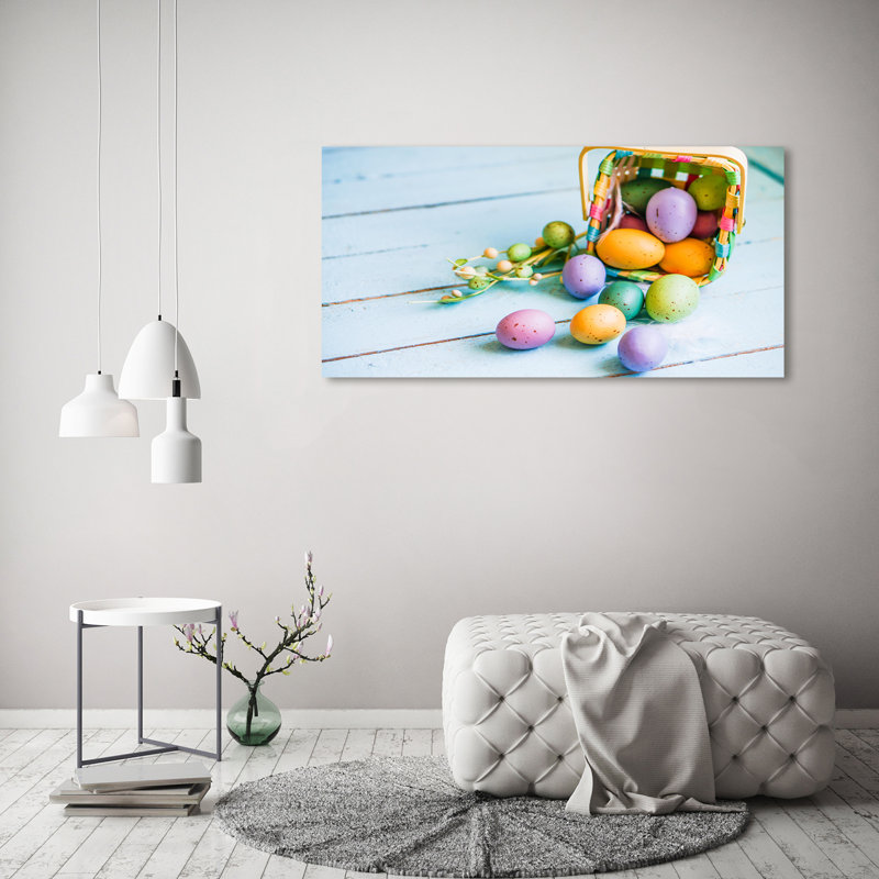 Easter Eggs - No Frame Print on Canvas