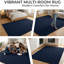 Aspire Homeware Navy Blue Modern Area Rug-1504679379-1504679391
