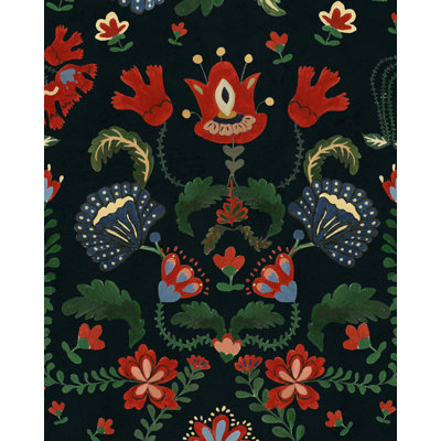 Transylvanian Roots Floral Wallpaper Roll