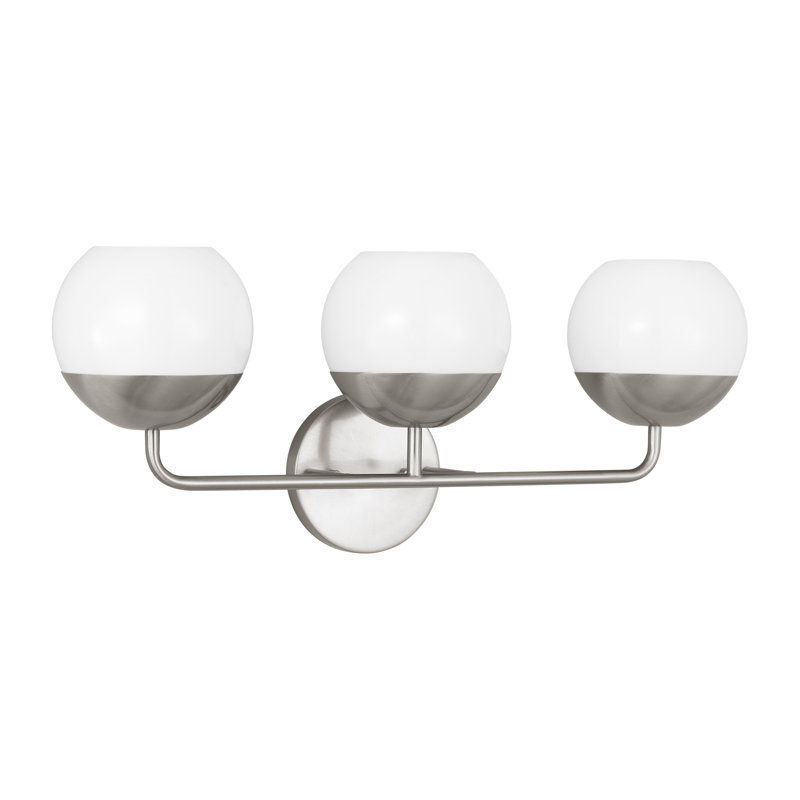 Alvin 3 - Light Vanity Light, Brushed Nickel