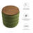 Modway Mezzo 17.3" Wide Velvet Round Storage Ottoman-97667392