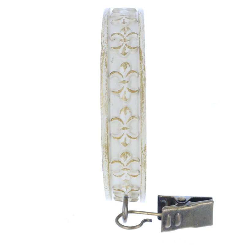 Anneau de rideau Chouinard, Blanc doré de France