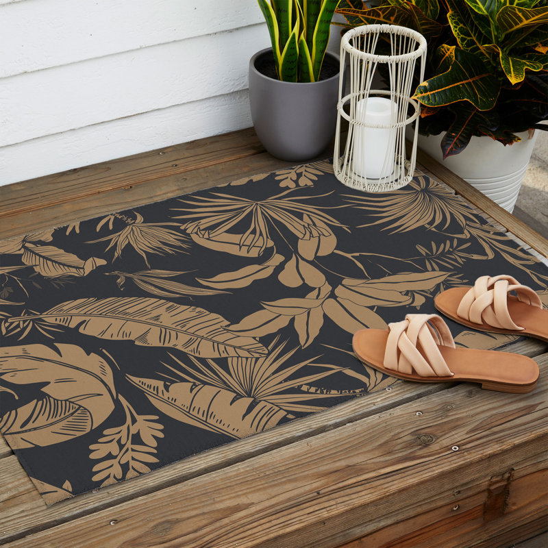 Tapis rectangulaire Kacey avec envers antidérapant, Rectangle 2 pi x 3 pi