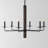 6 - Light Dimmable Modern Linear Chandelier