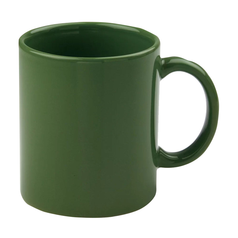 Plainfield Stoneware Coffee Mug, Olive