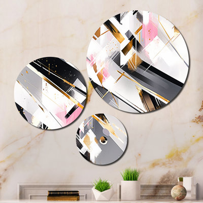 Abstract Wall Decor on Metal