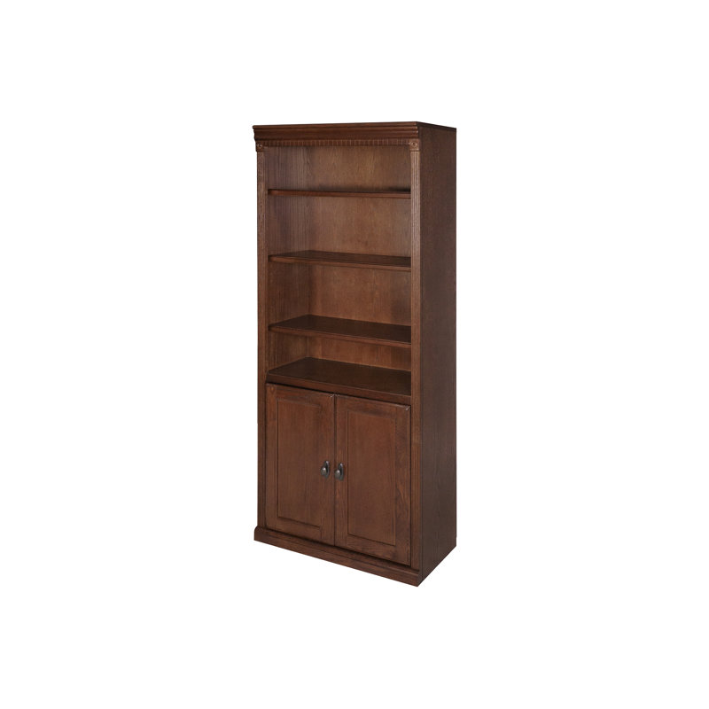 Reynoldsville Storage Bookcase, Burnish