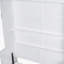 Grand lit escamotable avec placard, blanc