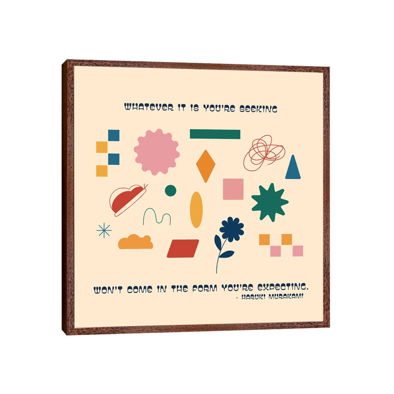 Whatever You're Seeking by Carmen Jabier - Gallery-Wrapped Canvas Giclée on Canvas, Classic Wood Floater Framed
