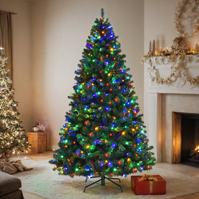Lighted Artificial Christmas Tree with Lights, Eight Light Sequences