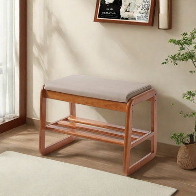 Banc de rangement pour chaussures 21,7 po