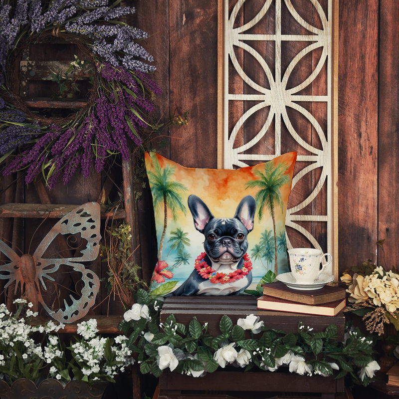 Coussin décoratif intérieur / extérieur Autre / Sans motif, H 14 po x l 14 po