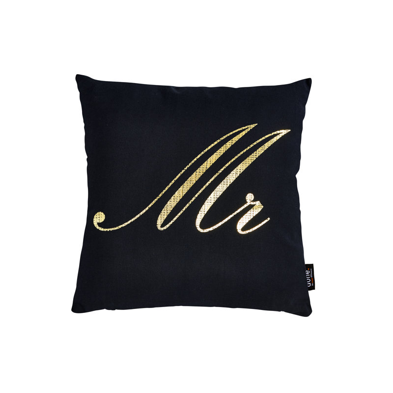 Stone Square Throw Cushion, Gold