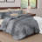 Bedsure Tufted Boho King Comforter Set – 3-Piece Navy Shabby Bedding，Farmhouse Jacquard Bed Set with Embroidery, All-Season Softness for Cozy Bedrooms & Boho-Chic Gifts-105490890-110437405