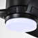 Genson Smart Black 3-Blade Led Lighted Ceiling Fan With Remote
