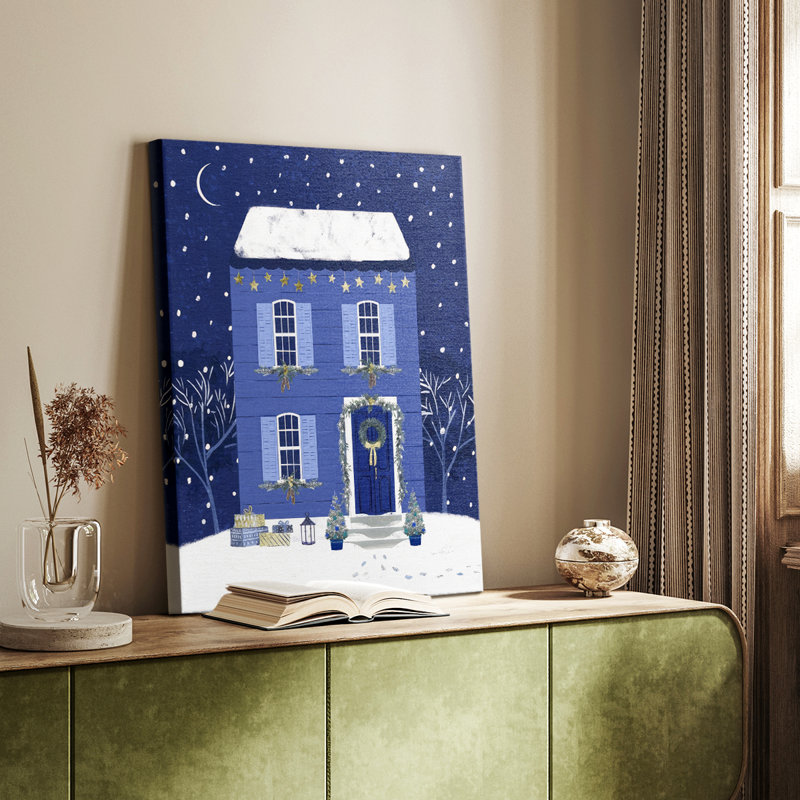 Quiet Winter Home II - galerie sur mesure Cavas, H 27 po x l 18 po