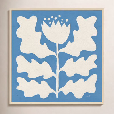 Delighted Floral I Blue Print