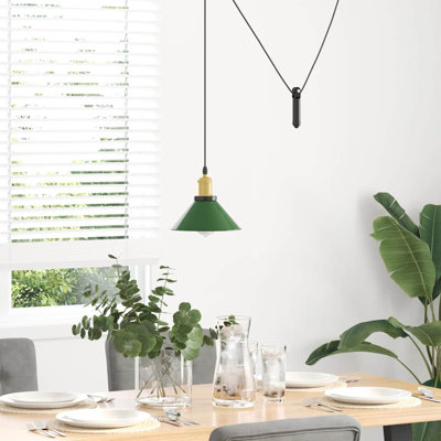 Ashyia 1 - Light Gloss Green Pendant
