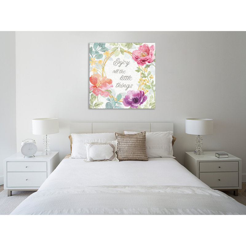 Reproduction d’art sur toile tendue « printemps Bloom VI » par Beth Grove, H 24 po x l 24 po x P 1,5 po