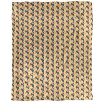 Housse de couette simple à motif de gratte-ciels foncés