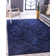 Tapis bleu marine Molly