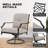 2-piece Outdoor Swivel Patio Sofas With Thick Olefin Cushions And Wide Seat-1213724768