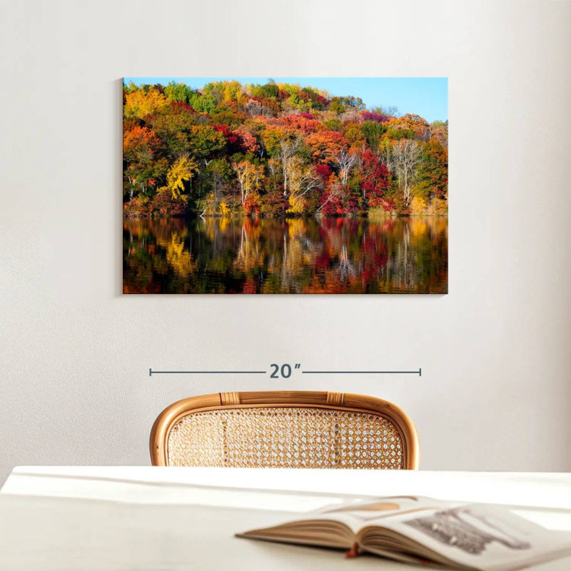 Forêt d'automne Alvord, H 16 po x l 24 po