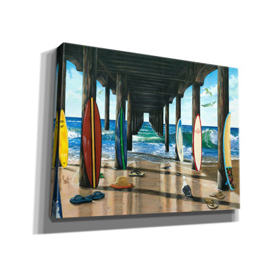 «Pier Group» par Scott Westmoreland, art mural sur toile