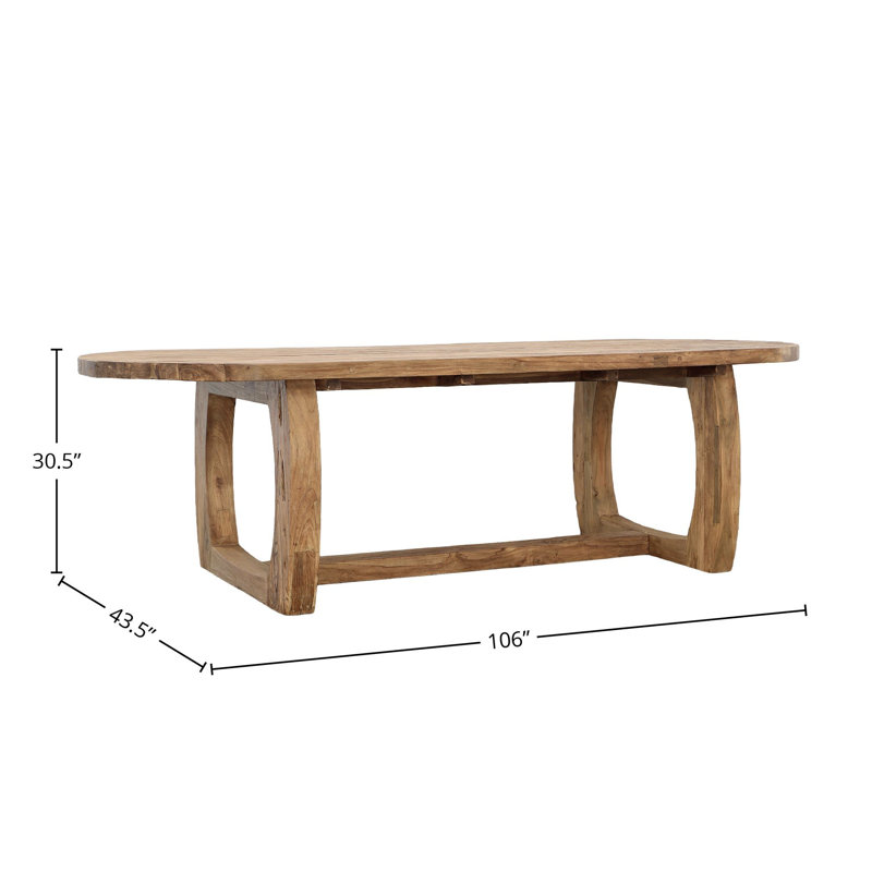 Janie Teak Outdoor Dining Table