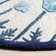 Coreatha Martha Stewart Hand Tufted Wool/Viscose Floral Rug in Blue