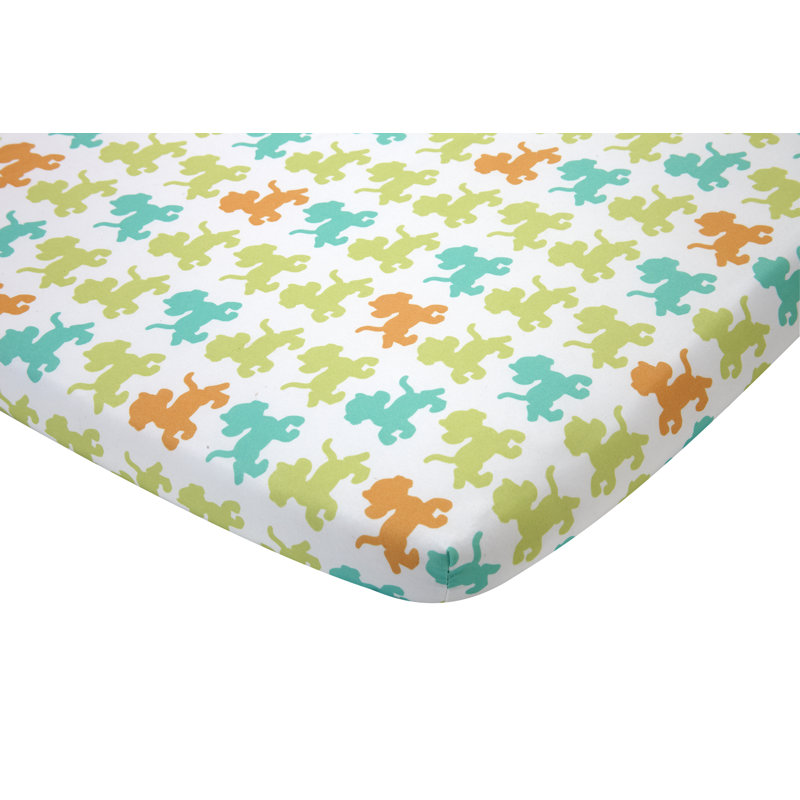 Lion King 3 - Piece Organic Cotton Blend Crib Bedding Set