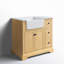 Ensemble de meuble-lavabo simple 36 po Pardue-851616321