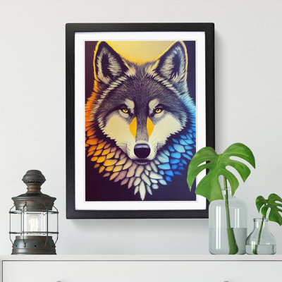 Wolf - Single Picture Frame Painting