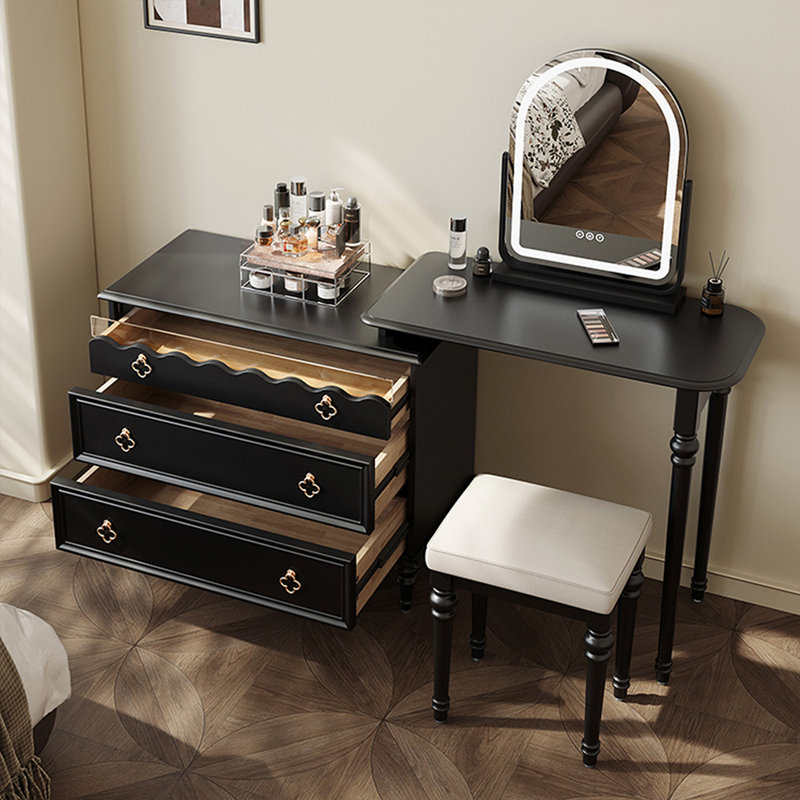Makeup Vanity with Light mirror,3 drawers