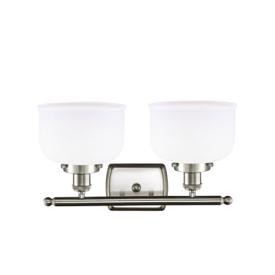Ballston Urban Bell 8" - 2 Light 18" Bath Vanity Light