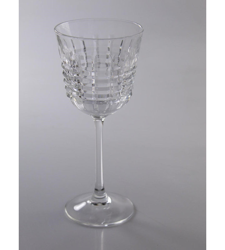 Set of 6 Wine Glasses, Clear