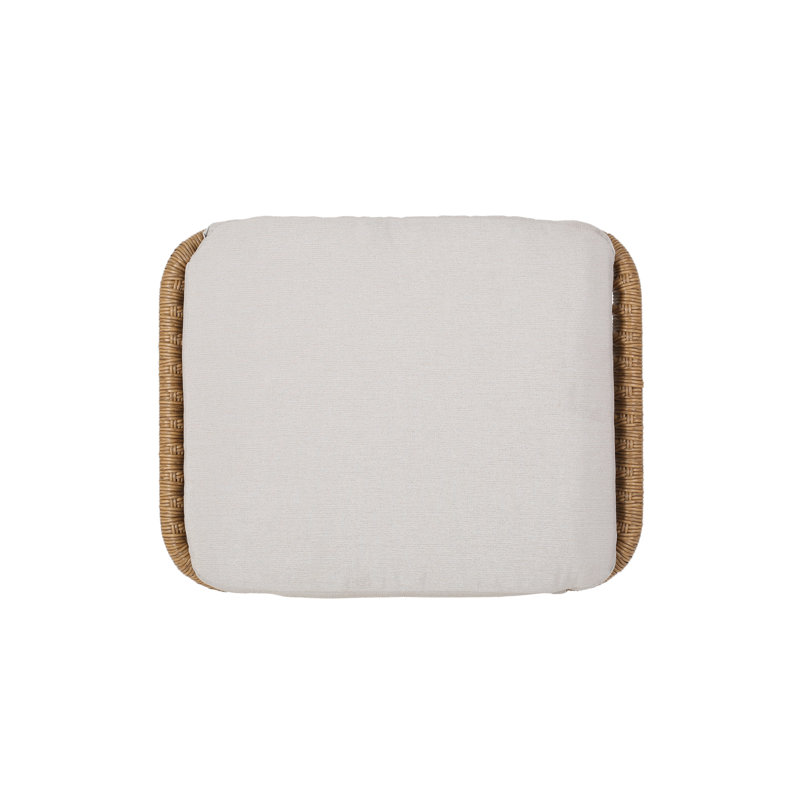 MONTANA OTTOMAN, Beige Cushion/Brown/Gray Frame