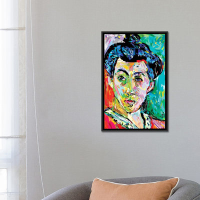 Madame m. (hommage à henri matisse), impression sur toile tendue