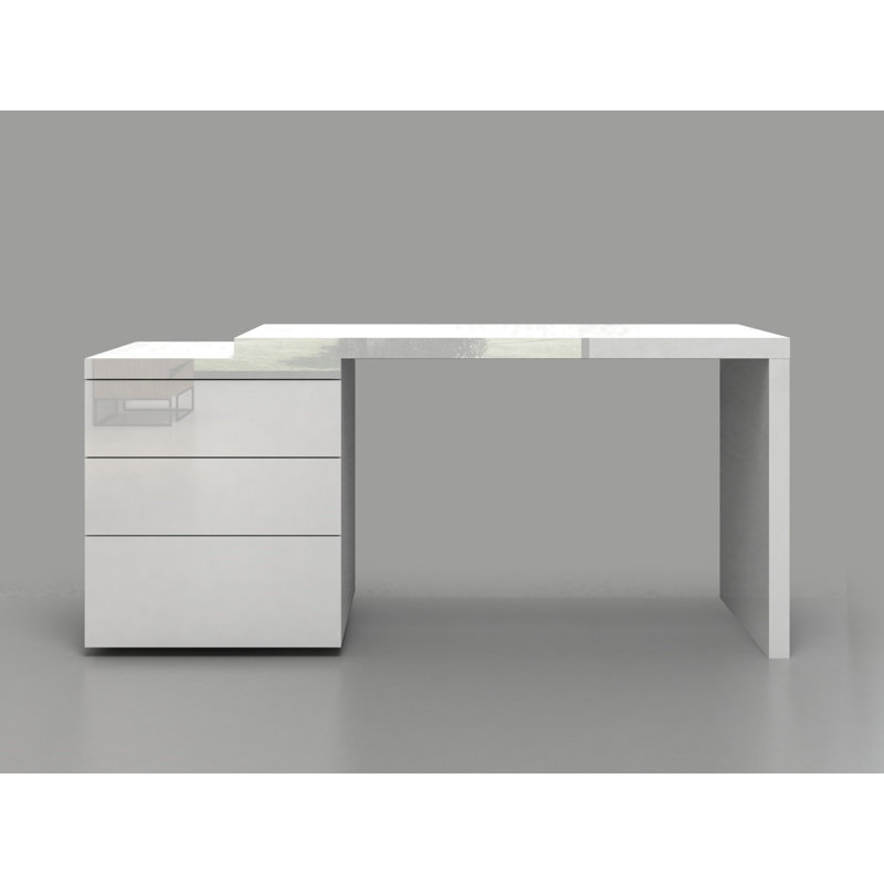 Bureau Furman, Laque blanche ultrabrillante