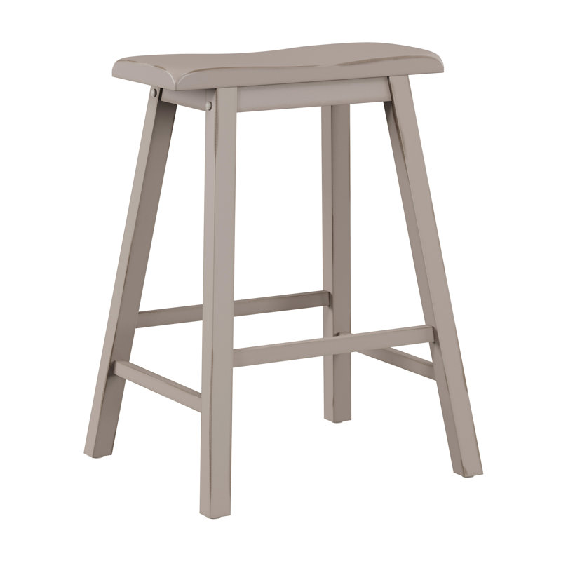 Tabouret de bar et de comptoir Avarey, Gris, Tabouret de comptoir (assise de 24 po de hauteur)